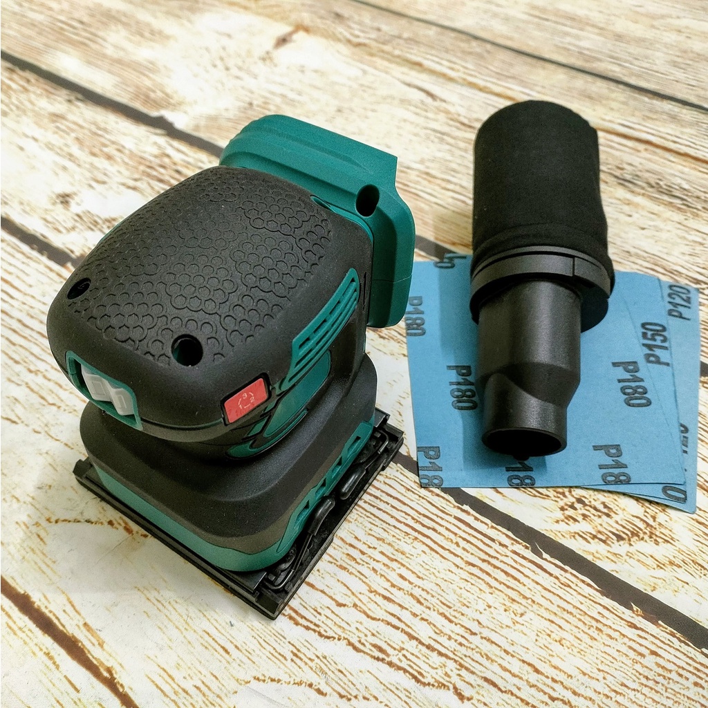 SV Máy chà nhám rung mặt vuông động cơ không chổi than dùng pin 18V - 21V