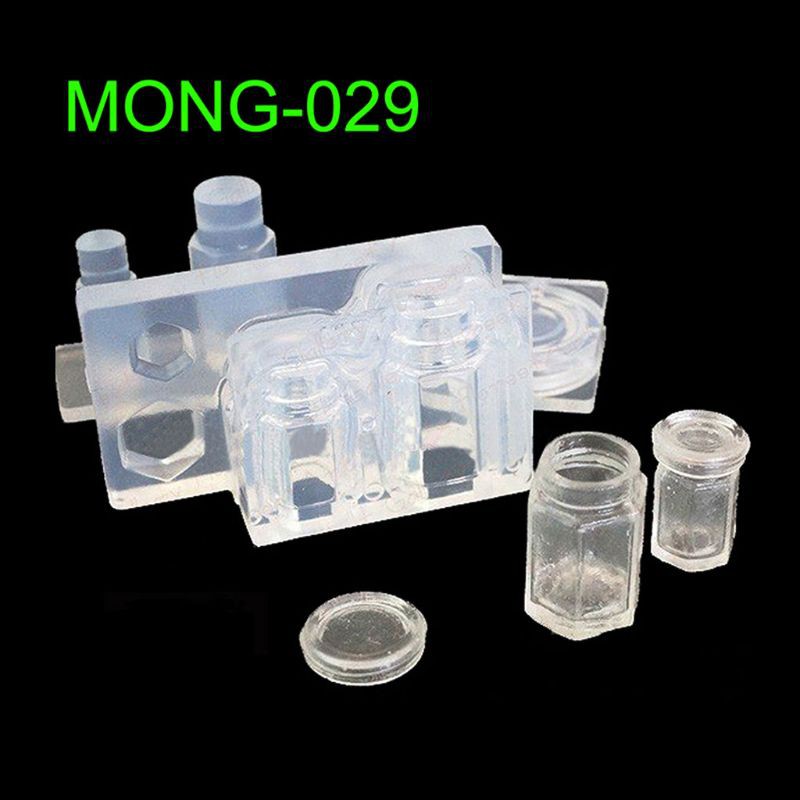 Khuôn Silicone Làm Đồ Thủ Công Hình Cốc Cà Phê Mật Ong Và Chai Nước Uống