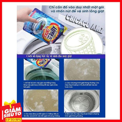 Bột tẩy vệ sinh lồng máy giặt Hàn Quốc
