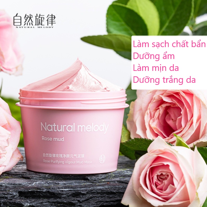 Mặt nạ bùn Natural Melody trà xanh và hoa hồng