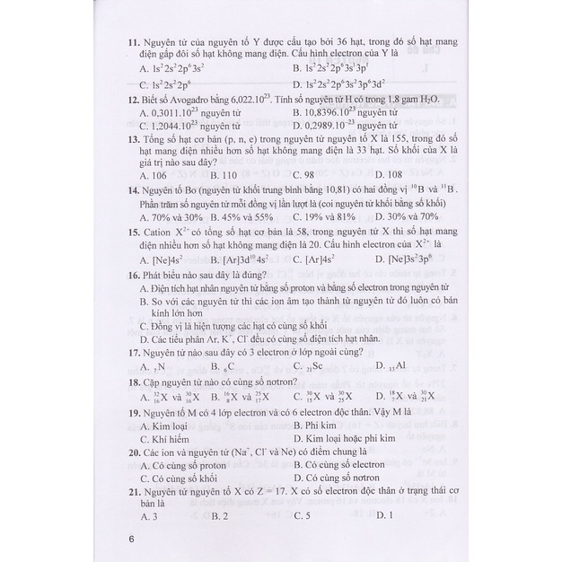 Sách - ngân hàng câu hỏi trắc nghiệm hóa vô cơ tái bản 3 - ảnh sản phẩm 4