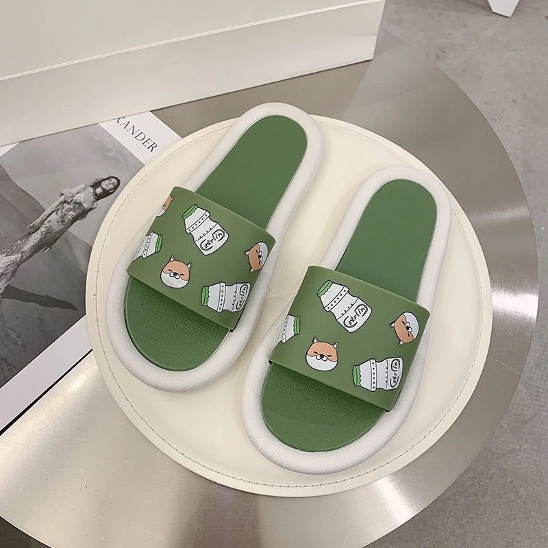 Dép Nữ Chống Trượt In Hình Hoạt Hình Dễ Thương