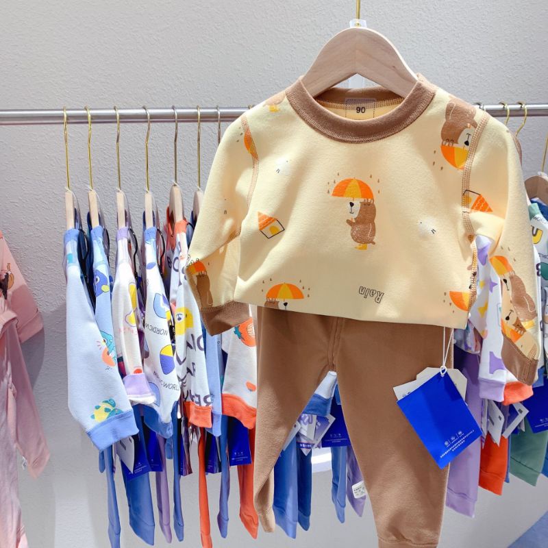 Link1 có Link2 12- 20kgBộ mặc nhà Nỉ nhung dày ấm thu đông cho bé trai bé gái  hàng  cao cấp dày ấm