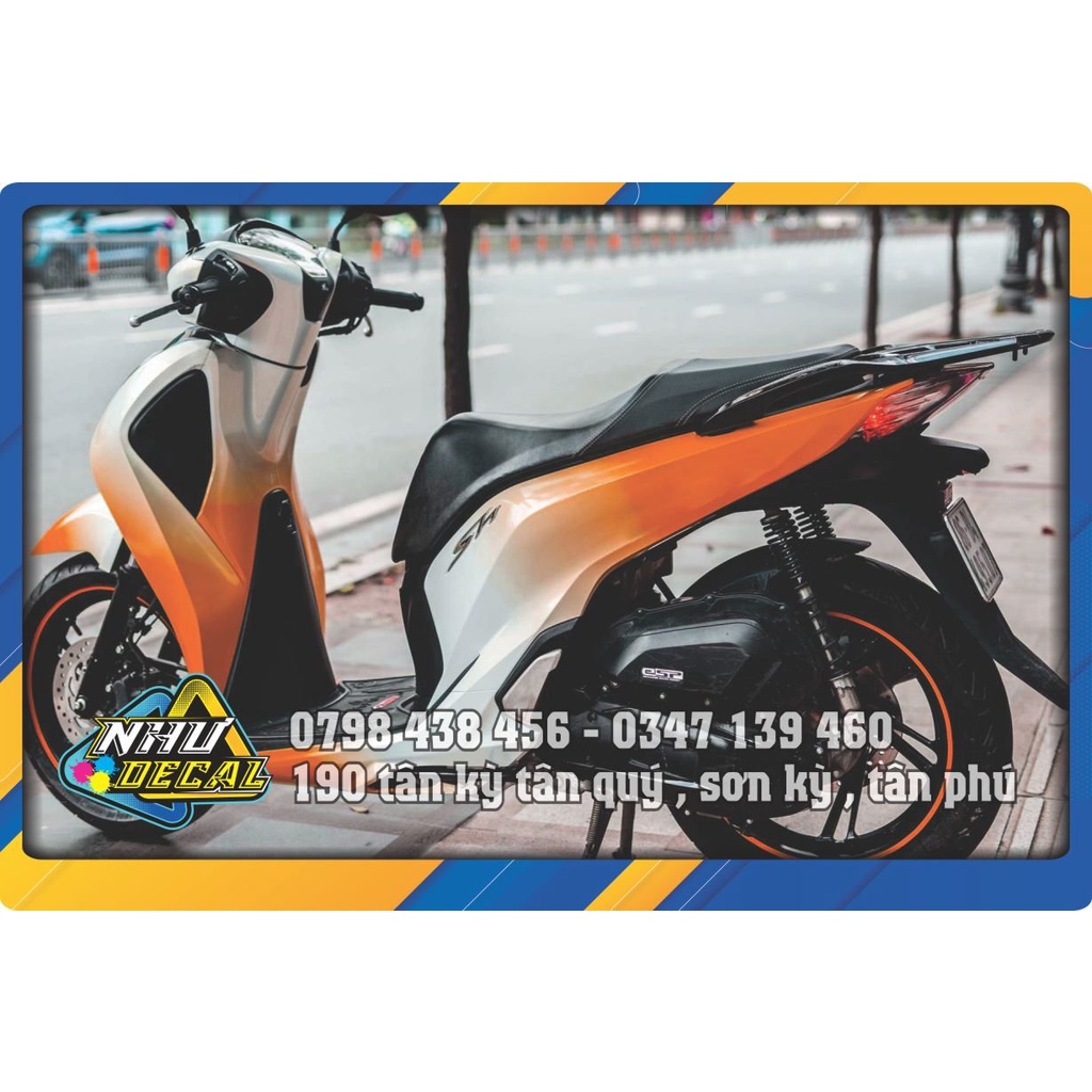 Tem trùm SH 2017-2019 phối màu - Chuyển sắc 01