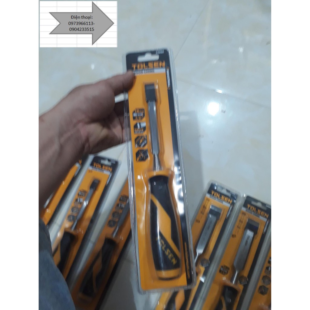 Đục gỗ Chính hãng tolsen nhiều kích cỡ