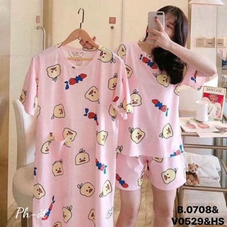 Sét bộ và váy in quả bơ - HS
