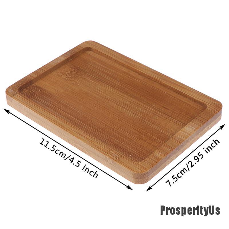 Khay Gỗ Tre Tròn / Vuông Cho Tay Cầm