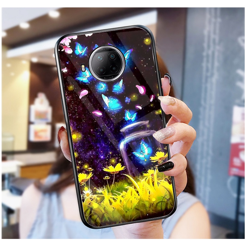 Ốp Lưng Xiaomi Redmi Note 9 Pro 5G, Mi 10T Lite 5G mặt kính cường lực cao cấp