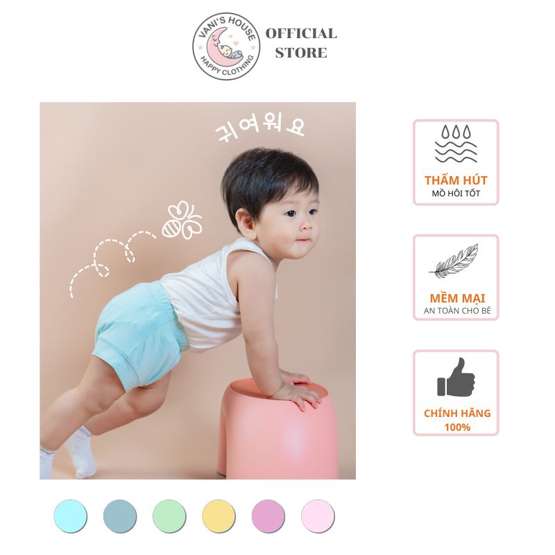 Punchun Set 3 chiếc quần bom cho bé trai bé gái mùa hè BOSS2022D03