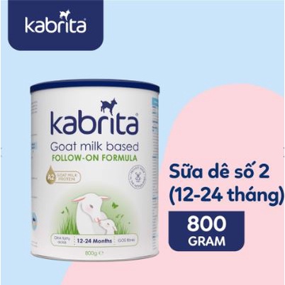 Sữa dê Kabrita Nhập khẩu Hà Lan Chính Hãng Số 1 2 3 loại Lon 400g, 800g