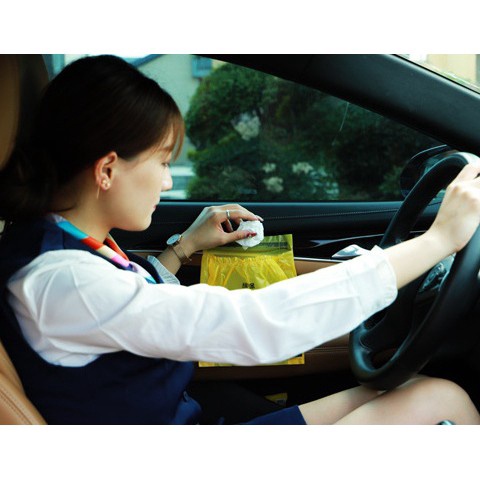 Túi đựng rác thiết kế hoạt hình treo xe ô tô dùng một lần thân thiện với môi trường