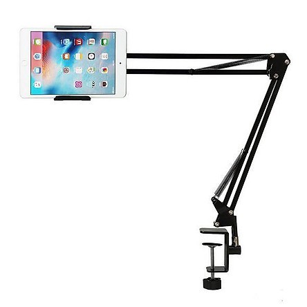 ( Có ảnh thật) Giá đỡ, kẹp điện thoại, ipad, máy tính bảng xem phim kẹp đầu giường, thành bàn