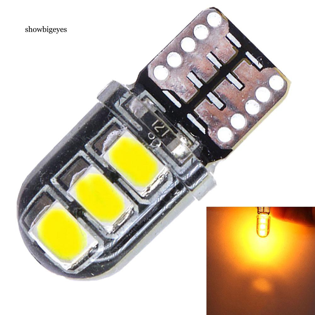 Đèn LED xe hơi 6 bóng T10 W5W SMD2835 chống thấm nước siêu bền