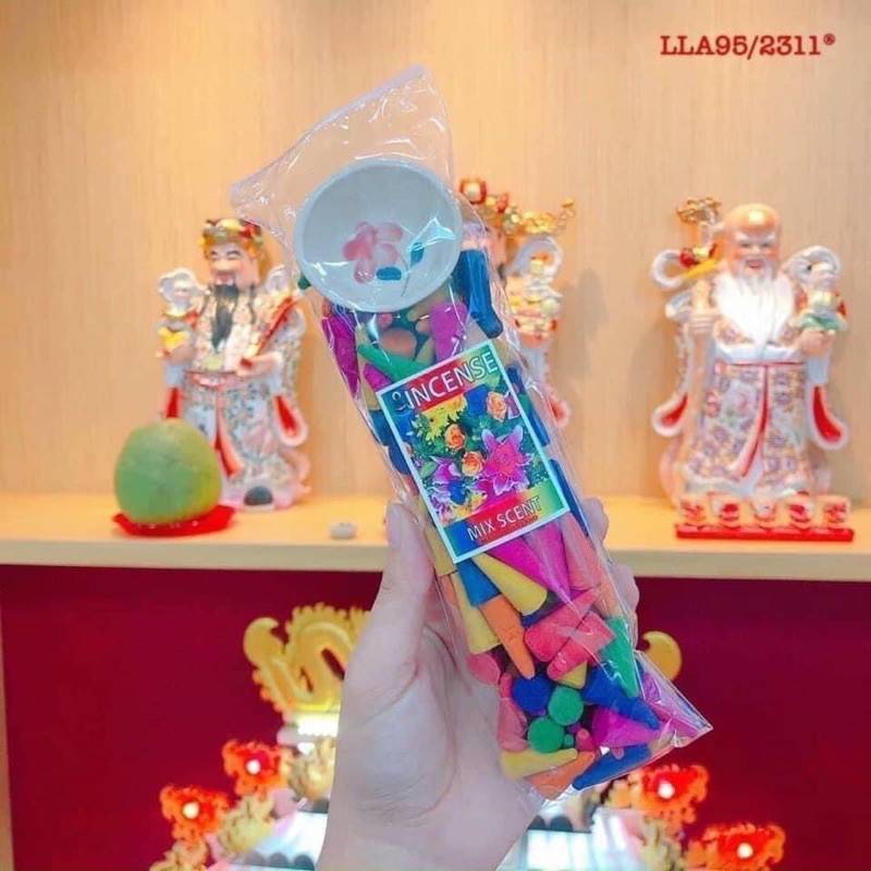 Nụ Trầm Thái Mix đủ mùi 100 viên - Nụ trầm hương Thái Lan