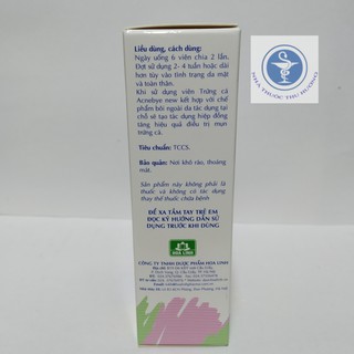 Trứng cá Acnebye new Hộp 30 Viên