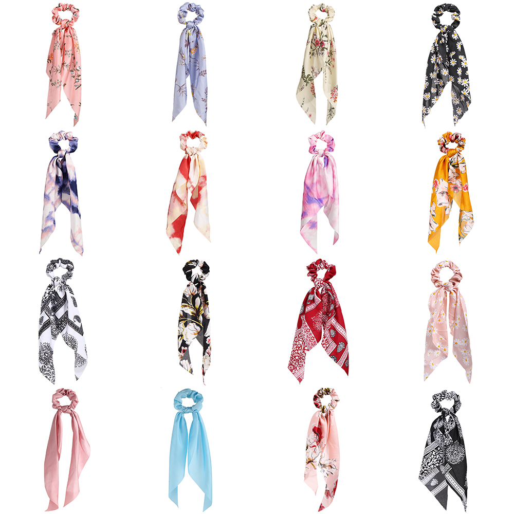 Dây buộc tóc họa tiết hoa thời trang dành cho nữ