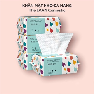 Khăn mặt khô, khăn lau đa năng chất liệu cotton organic