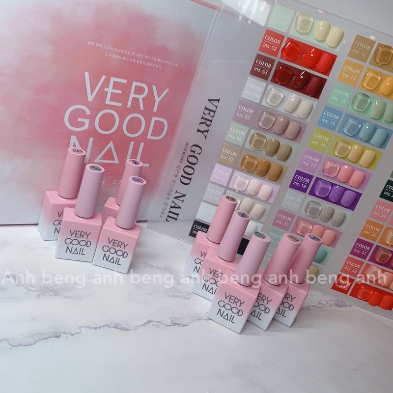 Sét sơn gel verygoodnail 44 màu. hàng chính hãng ☄️FREESHIP☄️