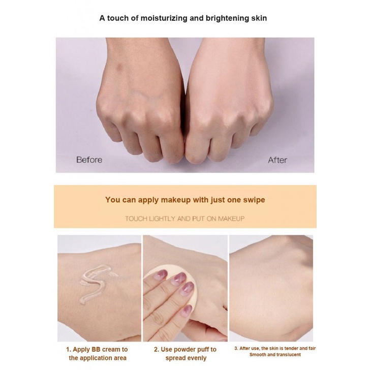 Kem nền BB MAYCHEER Lanolin che khuyết điểm dưỡng ẩm trang điểm nude
 | BigBuy360 - bigbuy360.vn