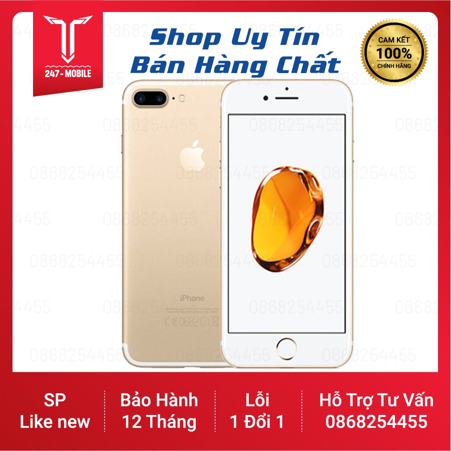 Điện thoại iPhone 7 Plus 32Gb Quốc Tế ✅ FreeShip✅ Mới 99% Bảo Hành 12 Tháng