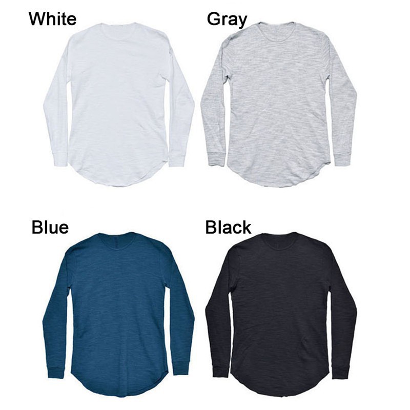 Áo thun dài tay cổ tròn phom ôm cho nam | BigBuy360 - bigbuy360.vn