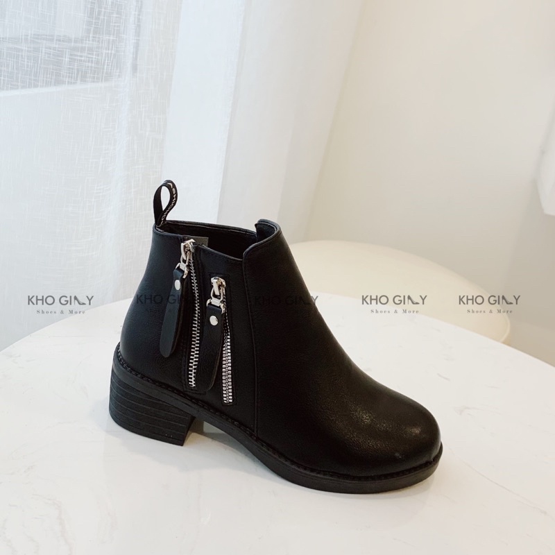 Boots ankle Khoá đúp B006 | BigBuy360 - bigbuy360.vn