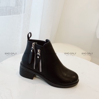 Boots ankle Khoá đúp B006