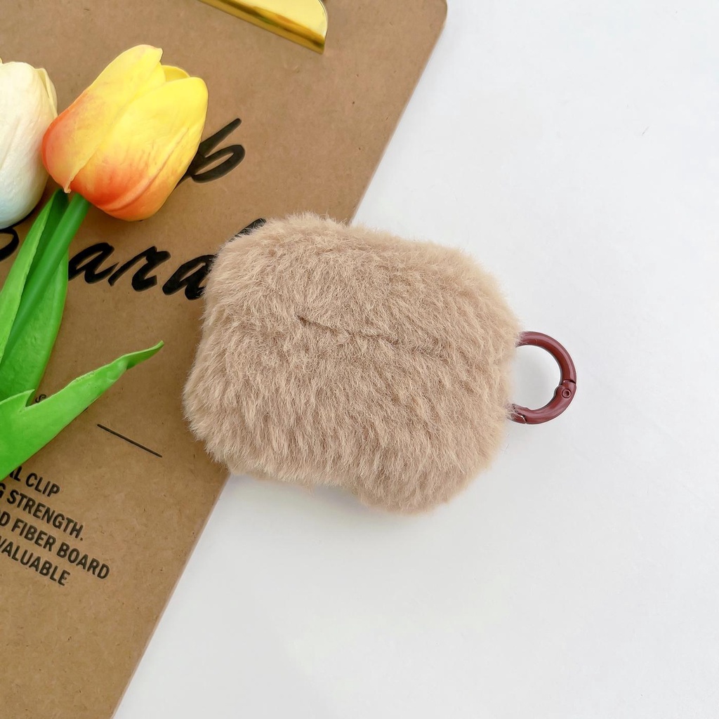 Vỏ Bảo Vệ Hộp Sạc Tai Nghe Bluetooth Không Dây AirPods 1 / 2 / 3 2021 Pro 2 2022 Bằng Tpu Phủ Bông 4 Màu Kẹo Đơn Giản