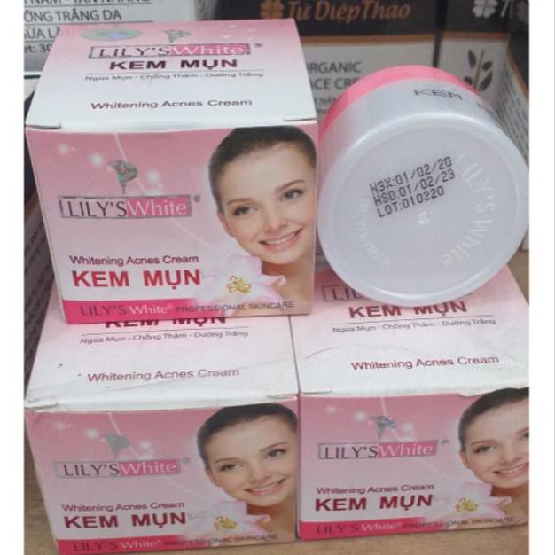 Kem mụn lyly white 16g