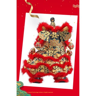 Mô hình thép 3D tự ráp Piececool Dancing Lion