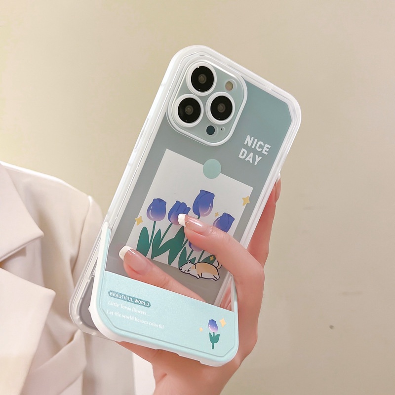 Ốp lưng iphone Ốp Điện Thoại Kèm Giá Đỡ Tàng Hình Độc Đáo Thời Trang Cho iphone 13Promax 12 / 14pro / xr Dinuo case