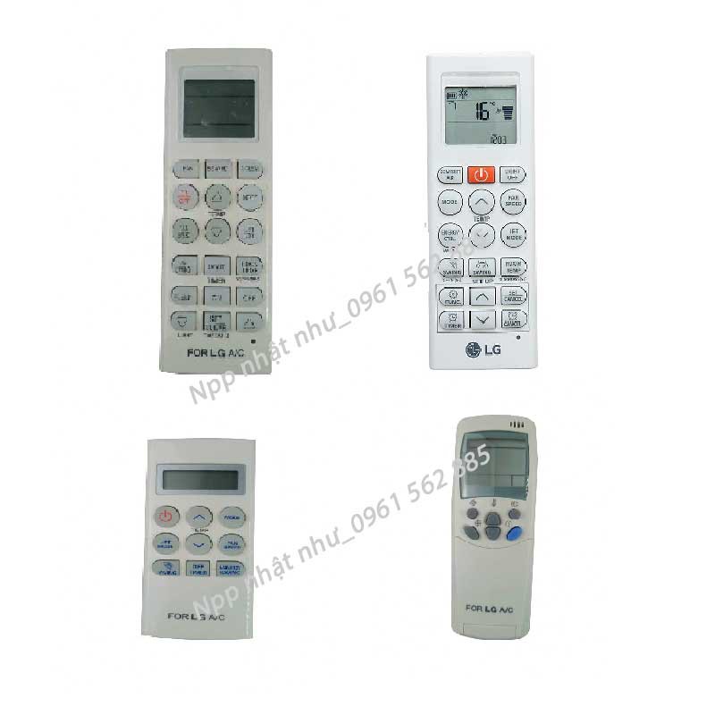 Điều Khiển Điều Hòa LG_Tổng Hợp 5 Mẫu Remote Sử Dụng Cho Máy Lạnh LG Thông Dụng ( Kèm Ảnh Thật)