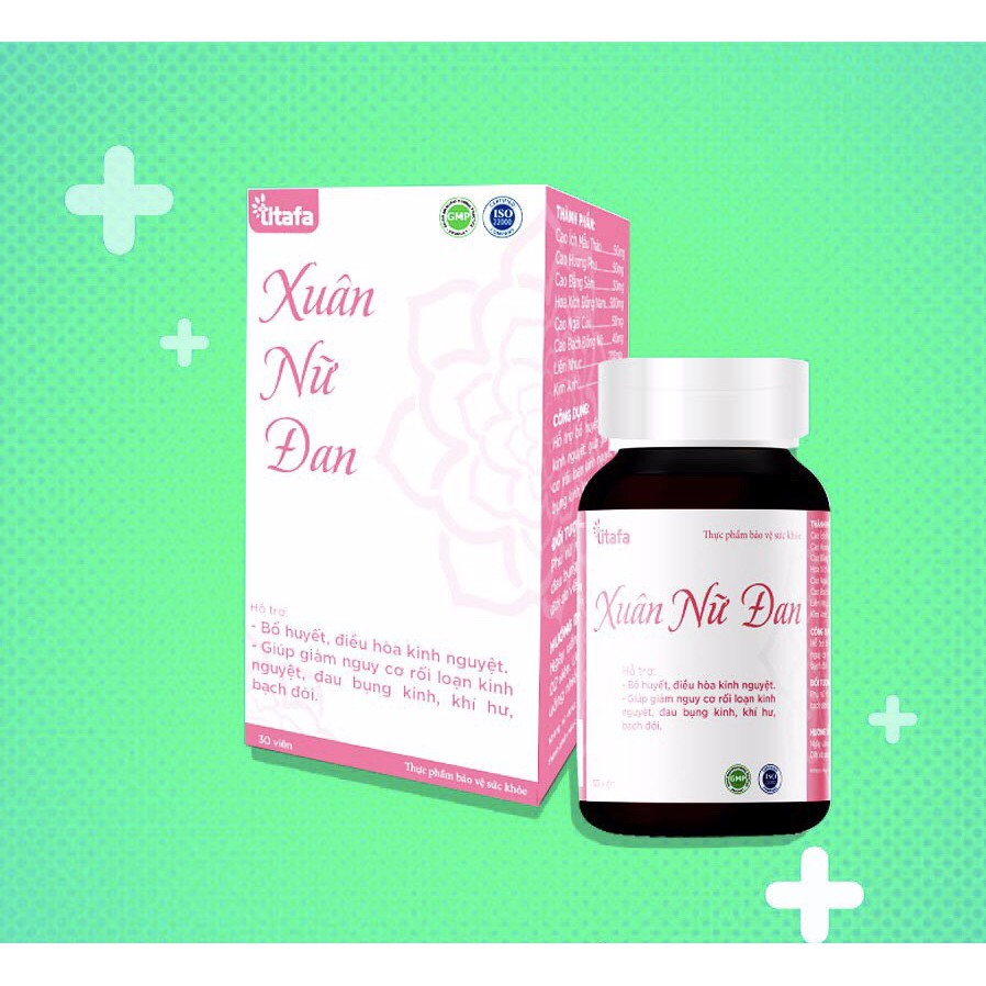 Xuân Nữ Đan - Viên uống giúp bổ huyết, điều hòa kinh nguyệt - Hộp 30 viên