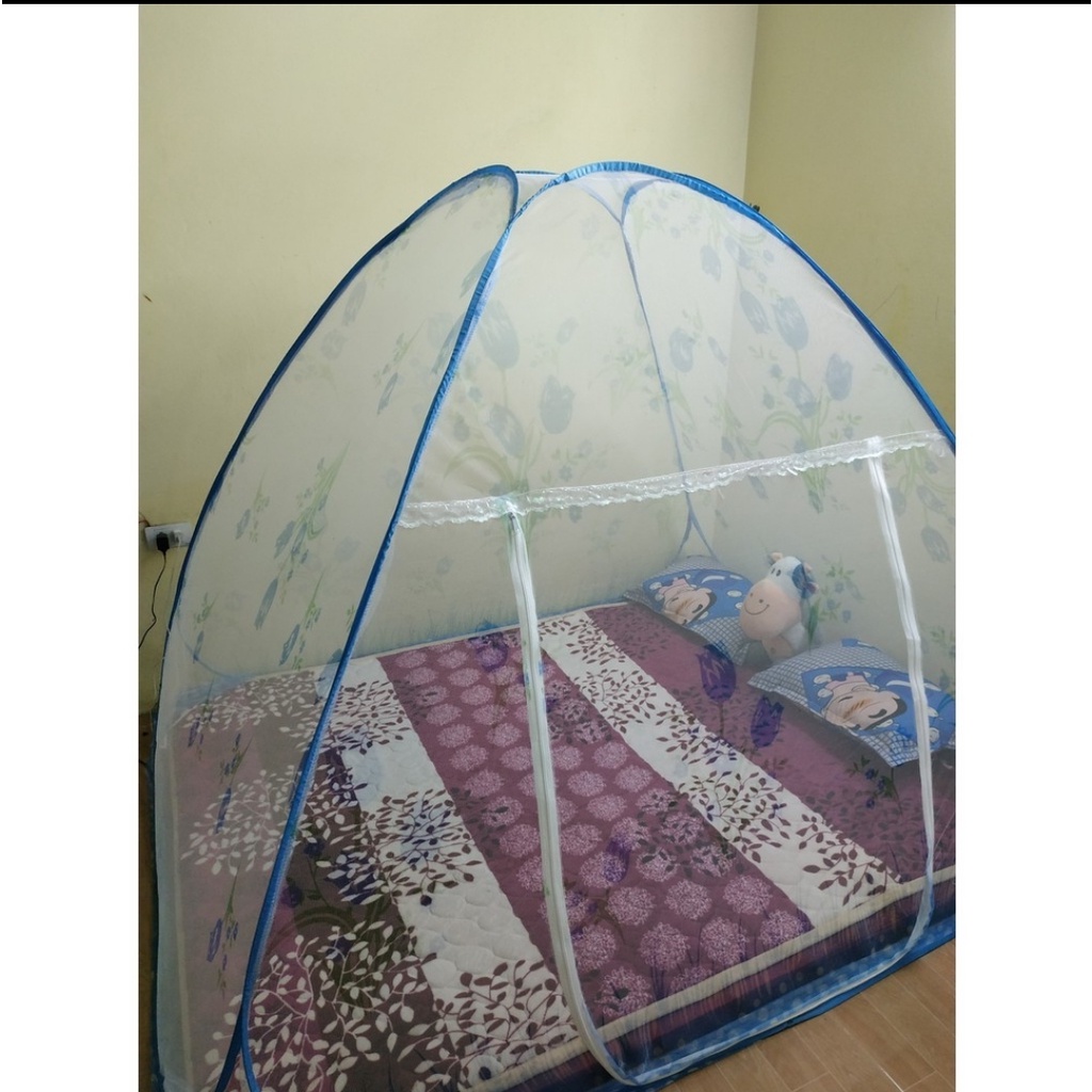 Màn Chụp Tự Bung - Mùng Tự Bung 1m6- 1m8- 2m Cao Cấp 2022