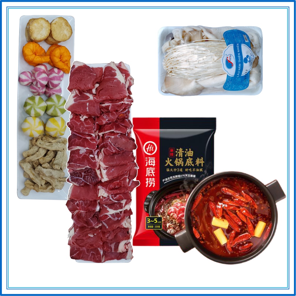 Combo Lẩu Haidilao Sum Vầy | Nhiều Vị