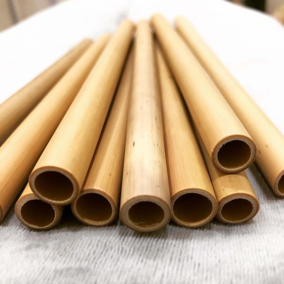 Ống hút tre chiều dài 17cm dùng cho nhà hàng, khách sạn, quà tặng doanh nghiệp sang trọng cao cấp loại 2 / Đà Nẵng