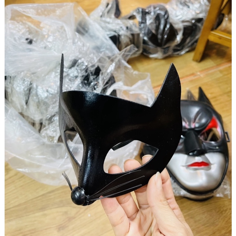 Mặt nạ mèo Catwoman Mask hoá trang cosplay / mặt nạ mèo miêu nữ