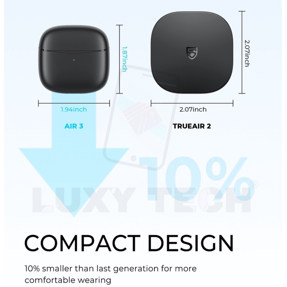 Tai Nghe Bluetooth True Wireless SoundPEATS Air3  BT v5.2 - Chính Hãng BH 12Tháng