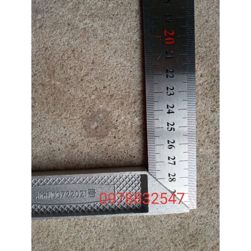 Thước góc thước vuông 30cm thước nhôm