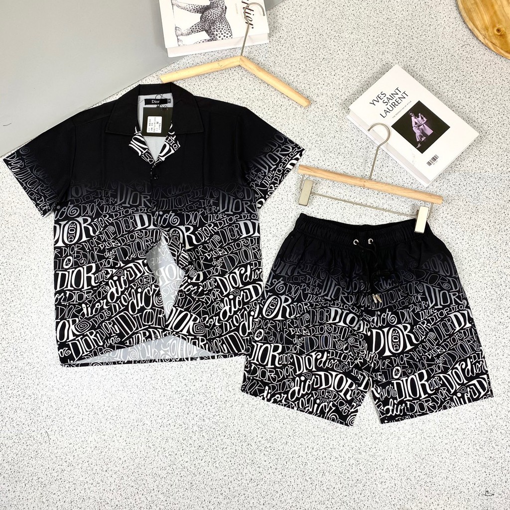 Bộ hè nam vân gc,chất lụa thoáng mát bộ ngủ ngắn tay cổ bẻ có đủ size 40-70kg pizama cộc full mẫu mặc thoải mái gc225 | BigBuy360 - bigbuy360.vn