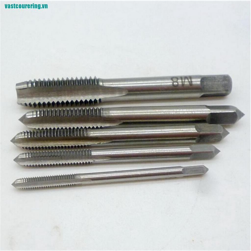Vội vã☌Bộ 5 Mũi Khoan Thẳng Cầm Tay M3 M4 M5 M6 M8 3mm-8mm