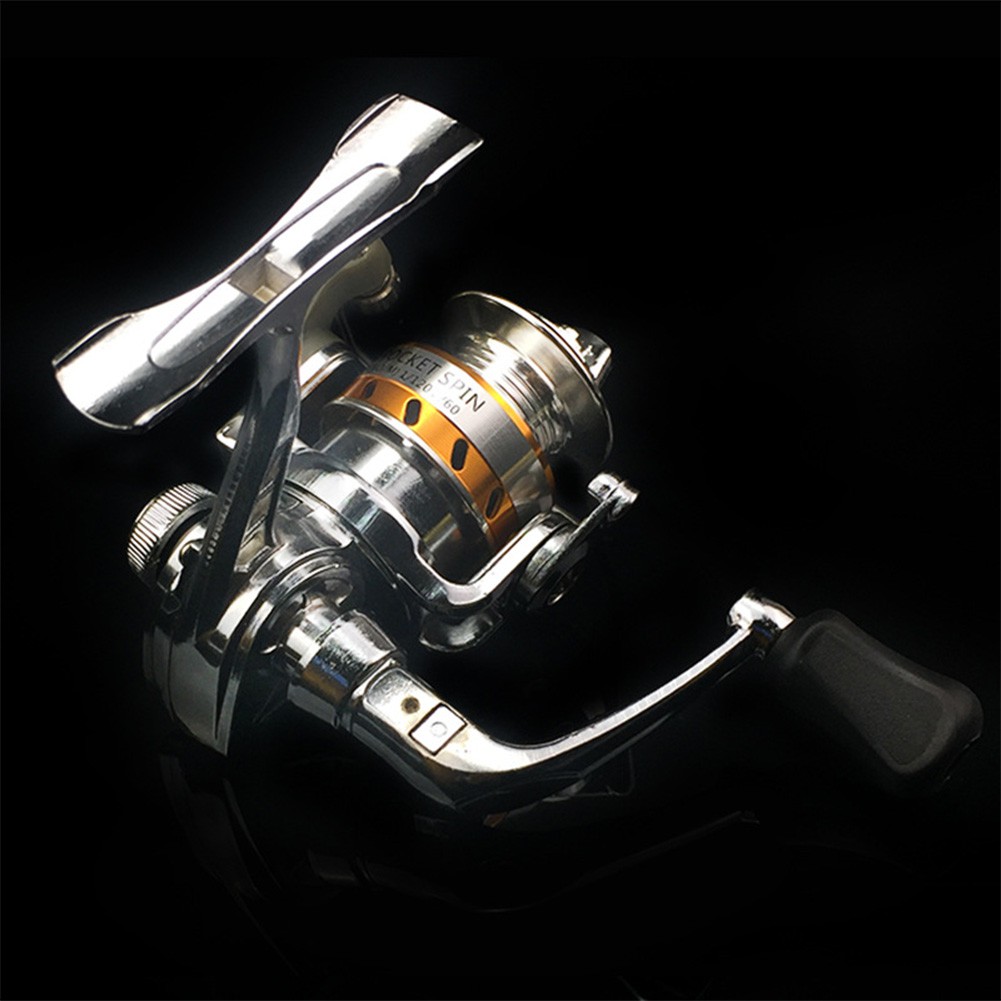 Máy câu cá quay tay cầm bằng hợp kim kẽm