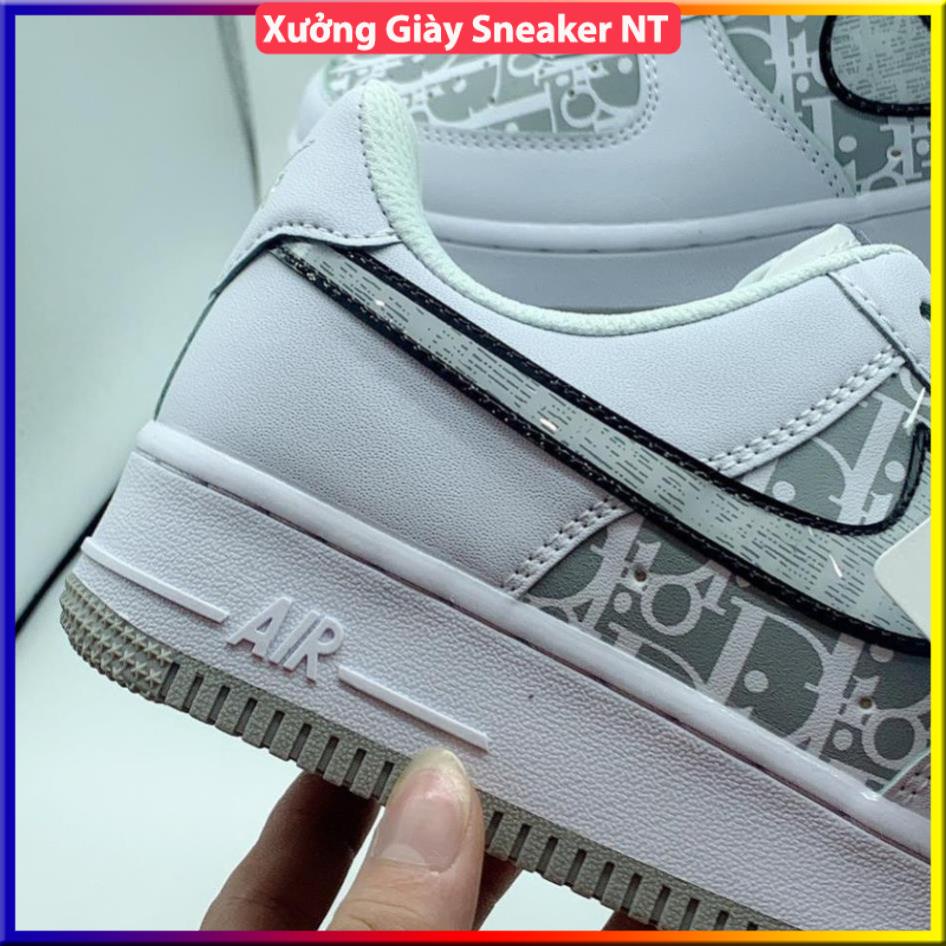 Giày thể thao nike_dior đế xám đê đen, Giày sneaker nam nữ AF1 dior cao cấp Full Box Bill | BigBuy360 - bigbuy360.vn