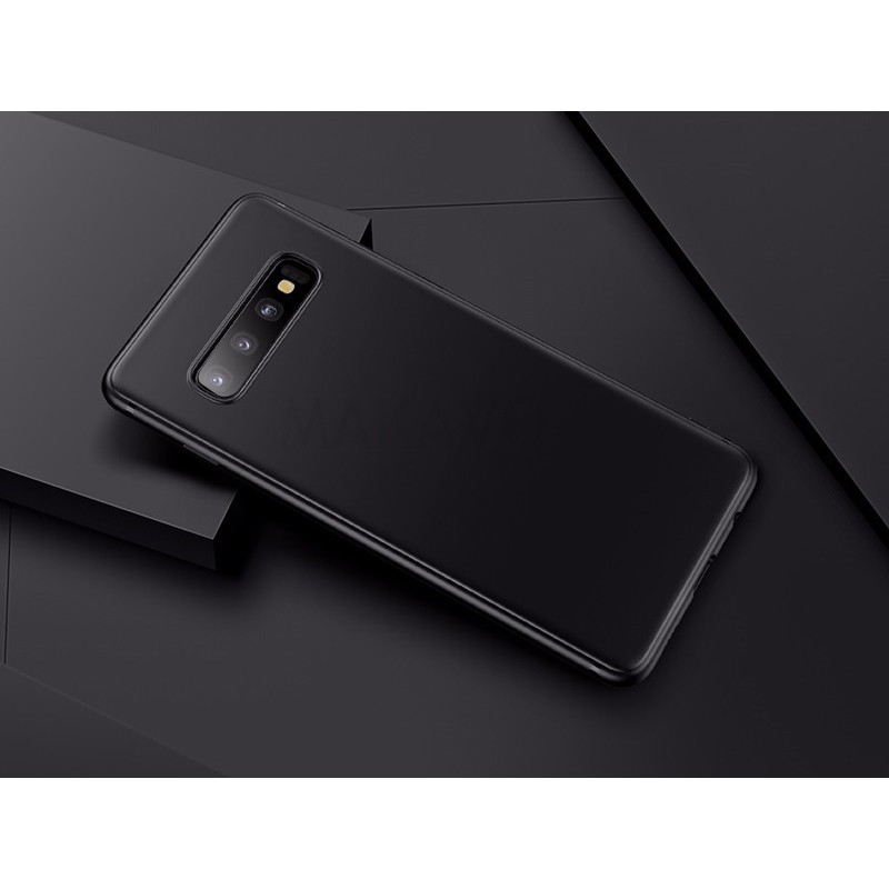 Ốp lưng dẻo đen Samsung S10, S10 Plus