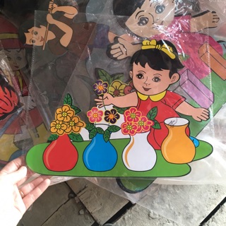 Tranh trang trí góc lớp mầm non
