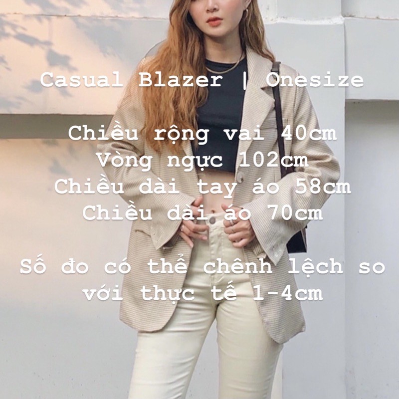 Casual Blazer (Áo khoác hoạ tiết) | BigBuy360 - bigbuy360.vn