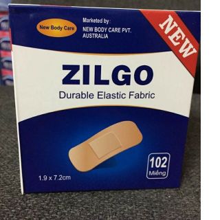 Miếng dán vết thương Zilgo - Băng vết thương cá nhân Zilgo (102c/hộp)
