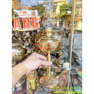 Đèn dầu bằng đồng thờ cúng (1 cái)