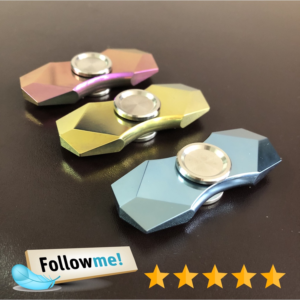 Diamond Spinner, Spinner titan quay 5-8 phút, siêu nhẹ, quay siêu êm, Spinner kim loại, ALi Shopping