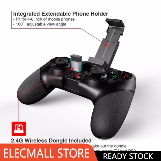 Gamepad Ipega 9076 3 in1 Bluetooth Joystick 2.4G Wireless Game Handle for Android IOS